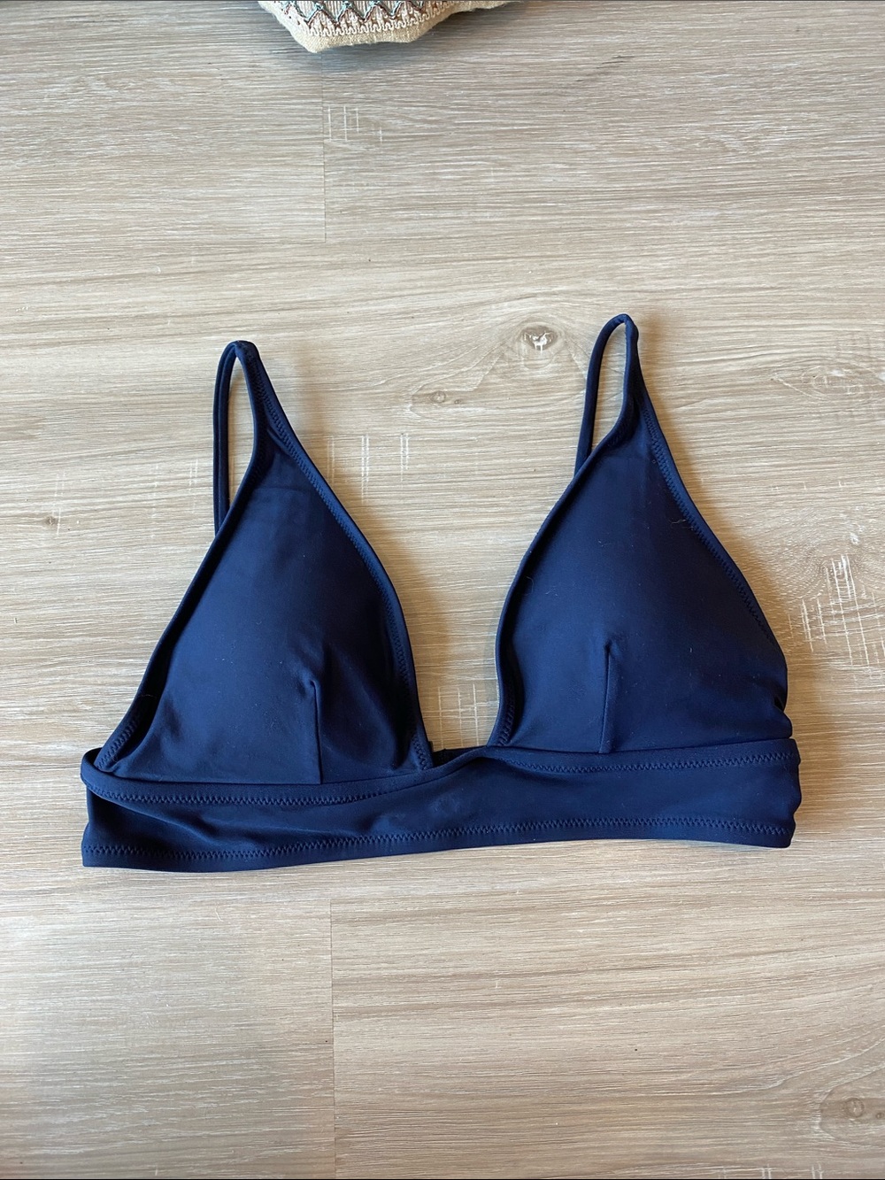 J. Crew Navy Triangle Bralette